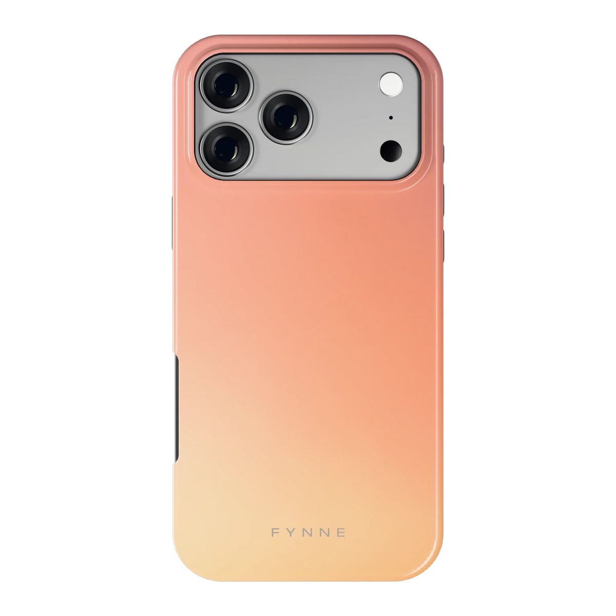 Perzikmist hoesje voor iPhone 17 Pro Max, achterkant