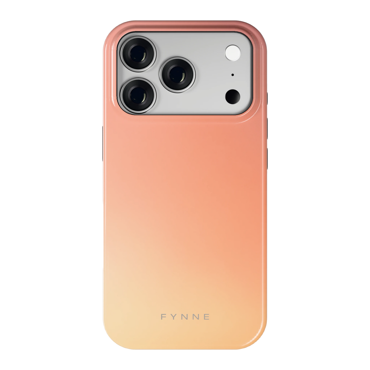Perzikmist hoesje voor iPhone 18 Pro, achterkant