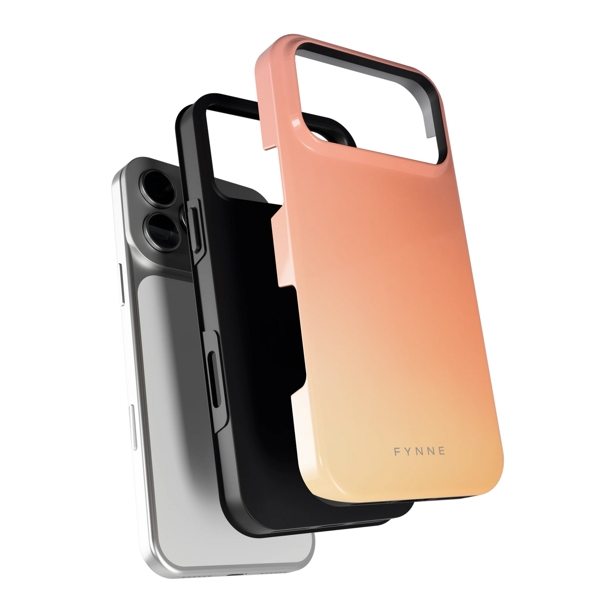 Perzikmist hoesje voor iPhone 18 Pro Max, los van de telefoon