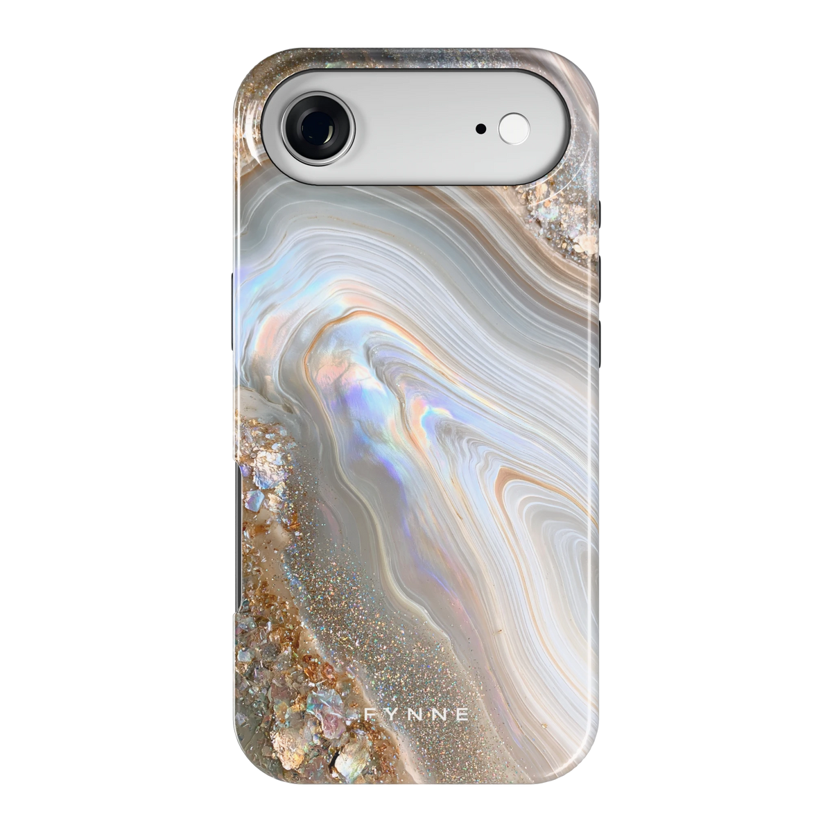 Parelmoer Agaat hoesje voor iPhone Air, achterkant
