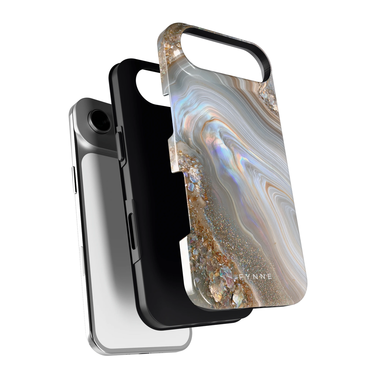 Parelmoer Agaat hoesje voor iPhone Air, los van de telefoon