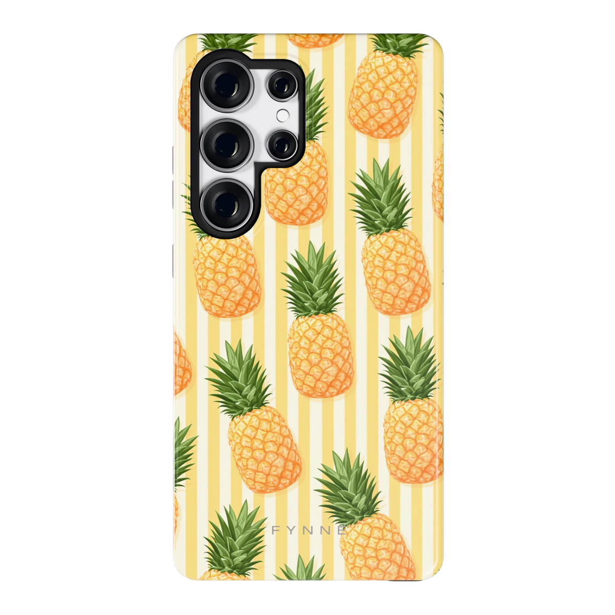 Ananas Strepen hoesje voor Galaxy S25 Ultra, achterkant