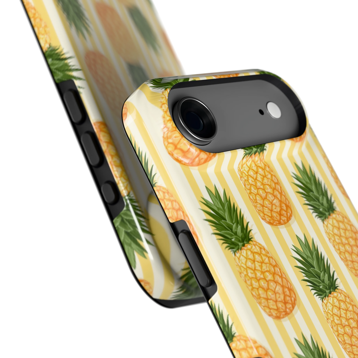 Ananas Strepen hoesje voor iPhone Air, close-up