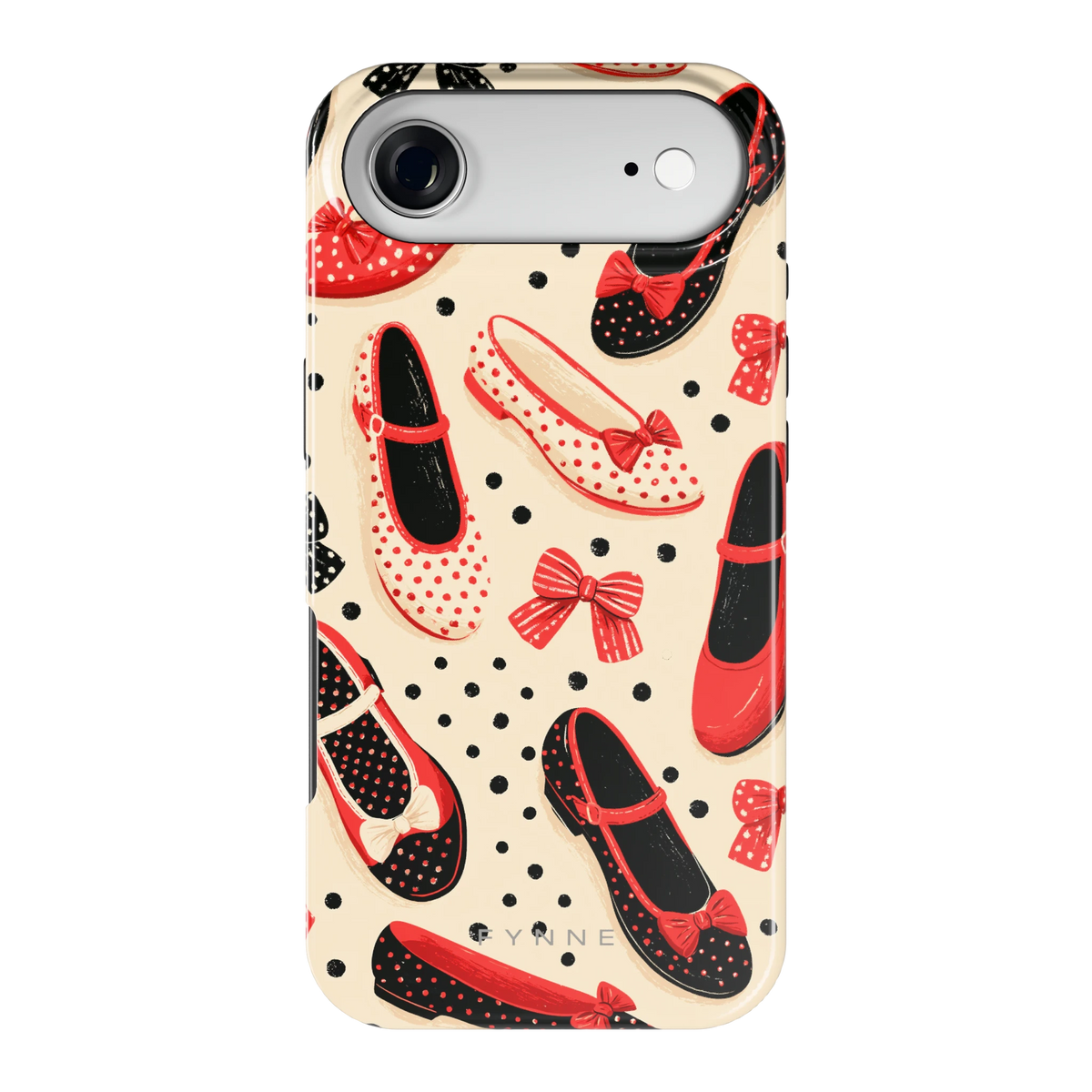 Stippen Ballerina's hoesje voor iPhone Air, achterkant