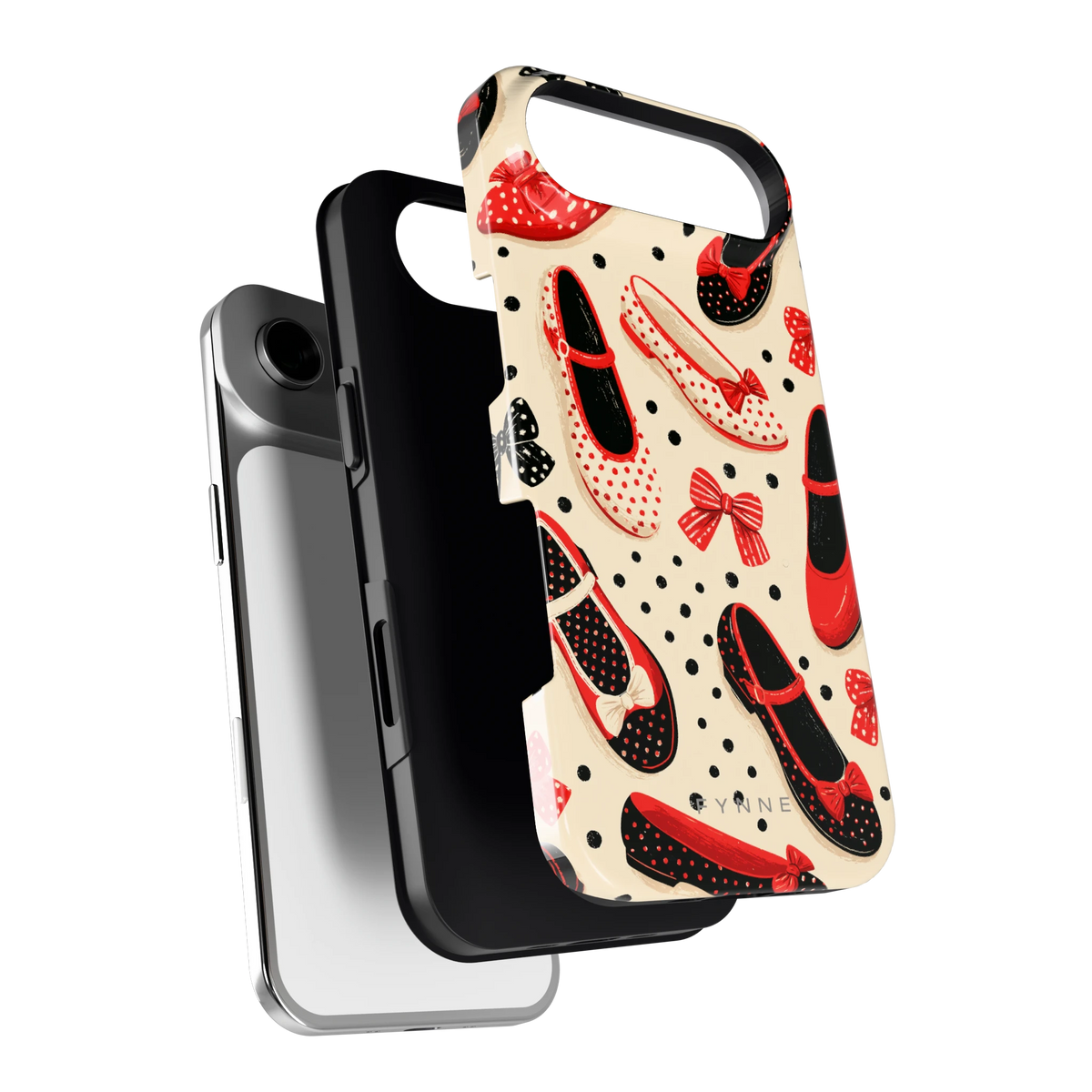 Stippen Ballerina's hoesje voor iPhone Air, los van de telefoon