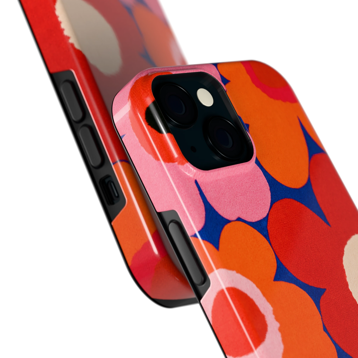 Klaproos Pop hoesje voor iPhone 15, close-up