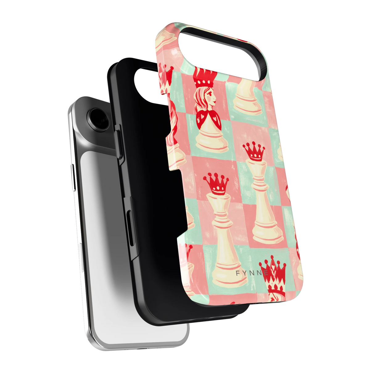 Pastel Schaakspel hoesje voor iPhone Air, los van de telefoon
