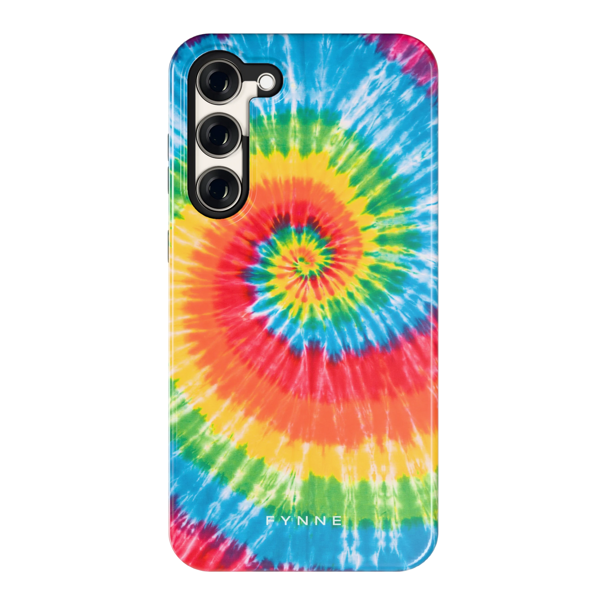 Regenboogspiraal hoesje voor Galaxy S23+, achterkant