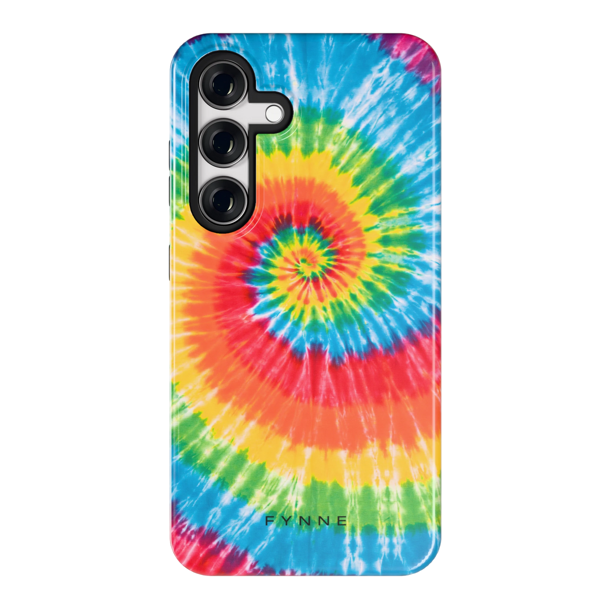 Regenboogspiraal hoesje voor Galaxy S24, achterkant