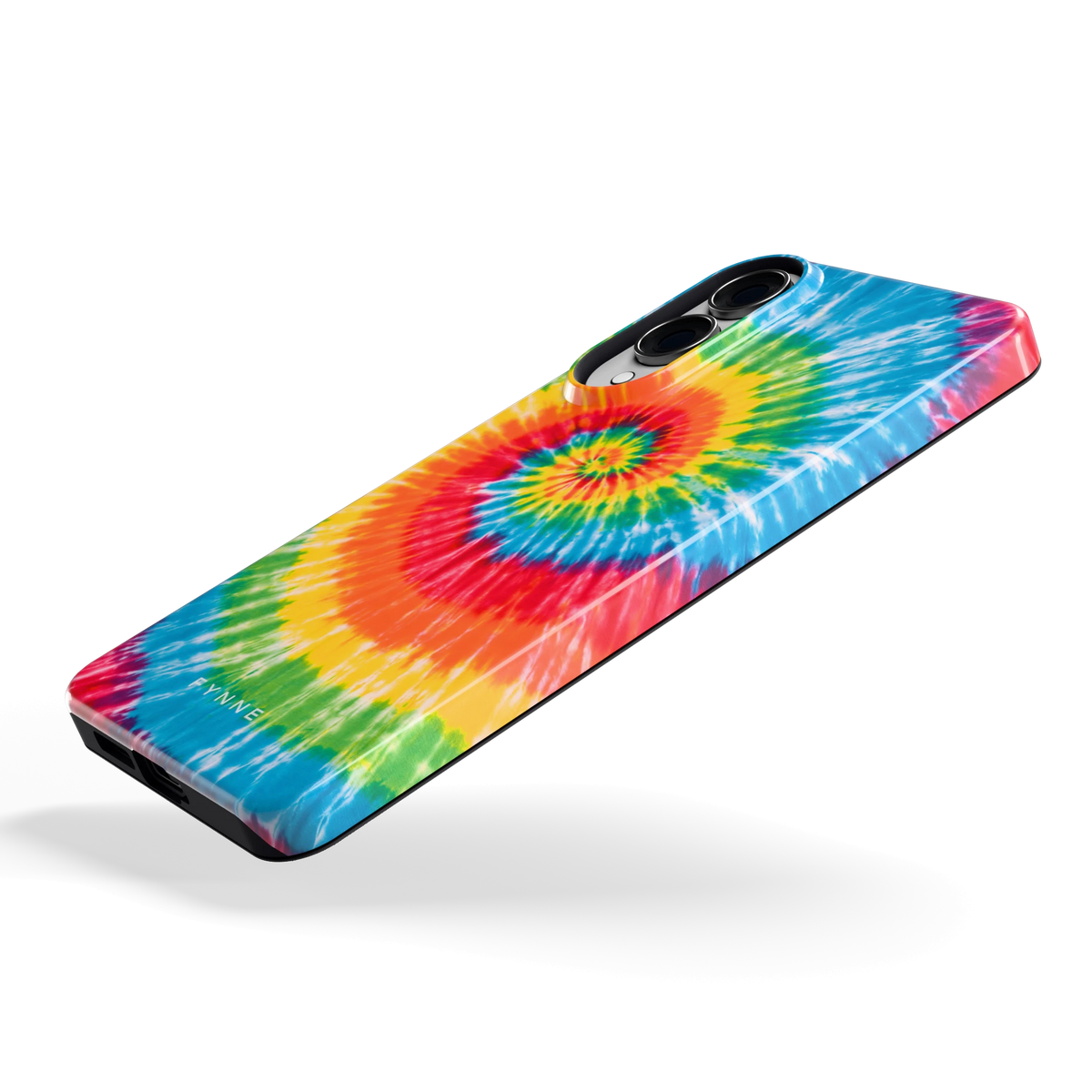 Regenboogspiraal hoesje voor Galaxy S25 Edge, schuin