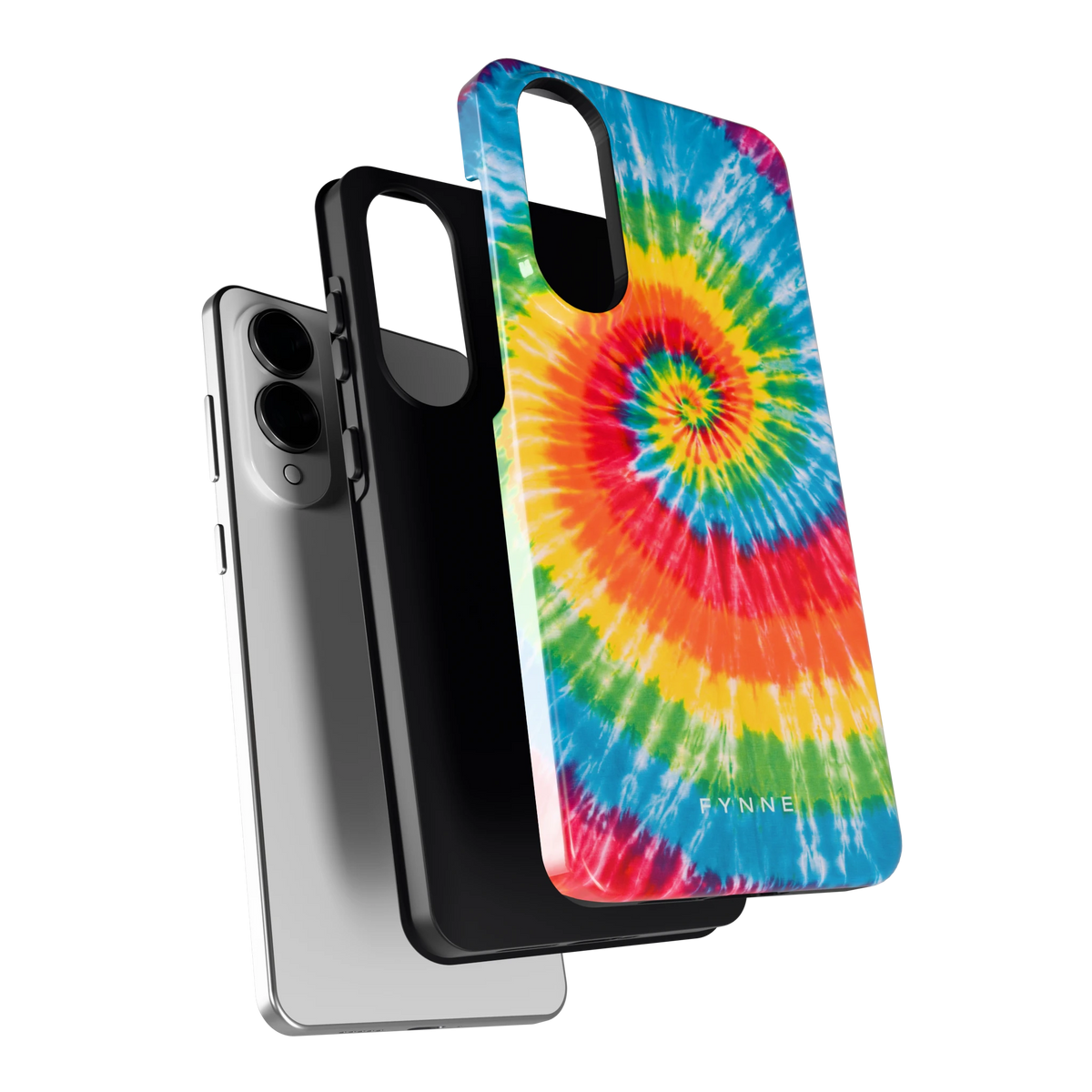 Regenboogspiraal hoesje voor Galaxy S25 Edge, los van de telefoon