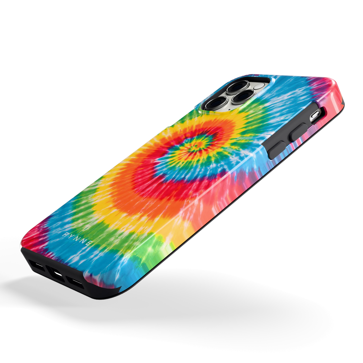 Regenboogspiraal hoesje voor iPhone 11 Pro, schuin