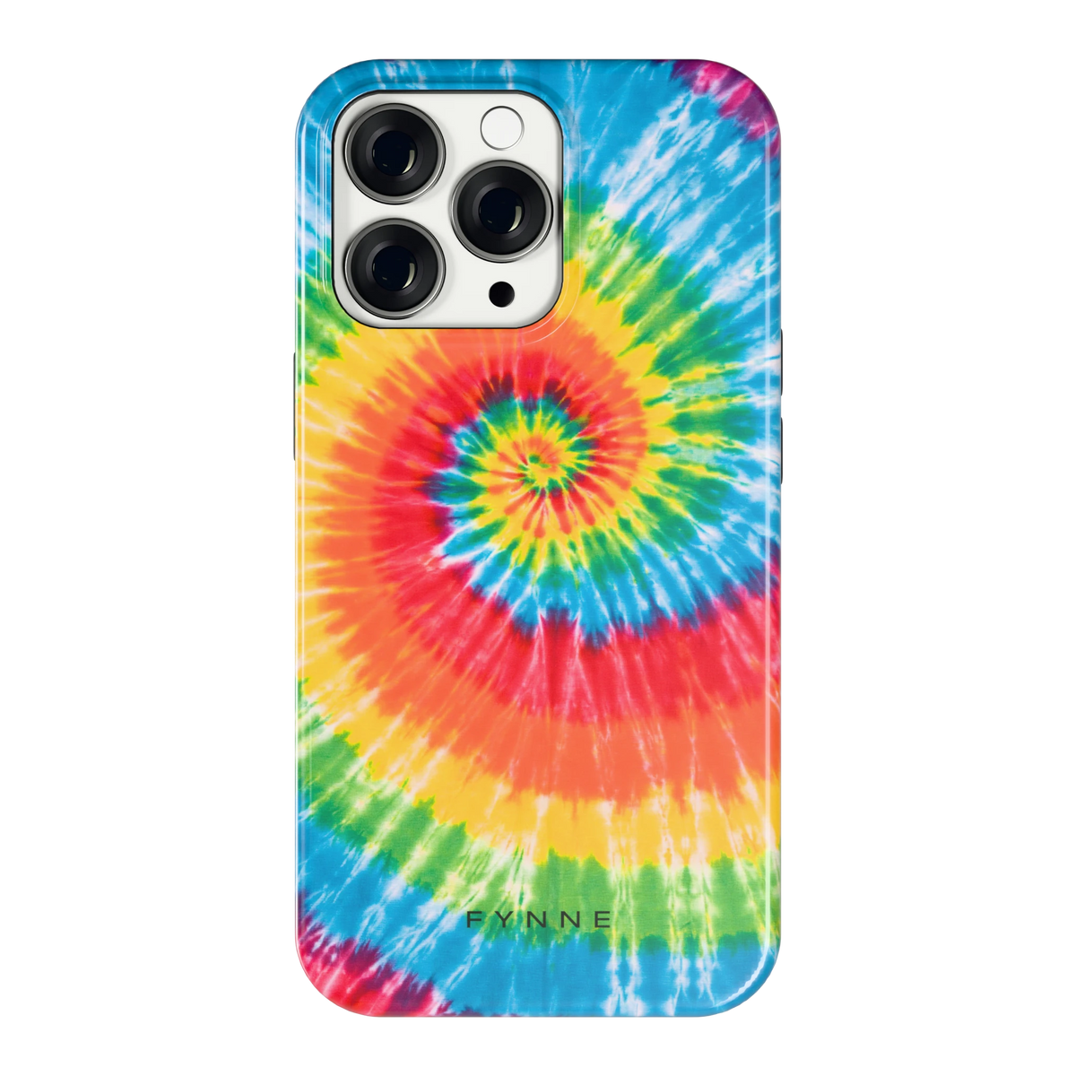 Regenboogspiraal hoesje voor iPhone 13 Pro, achterkant