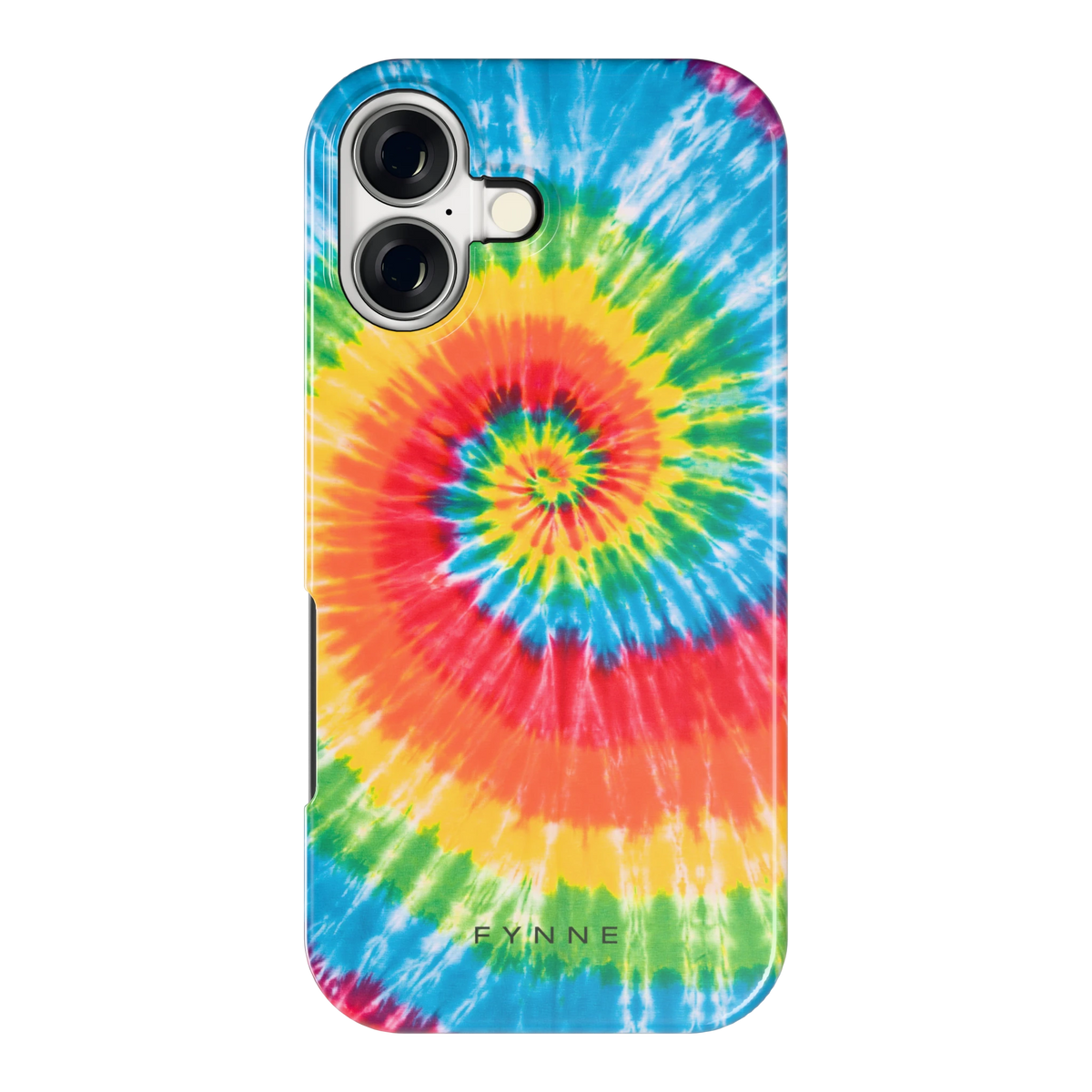 Regenboogspiraal hoesje voor iPhone 17, achterkant