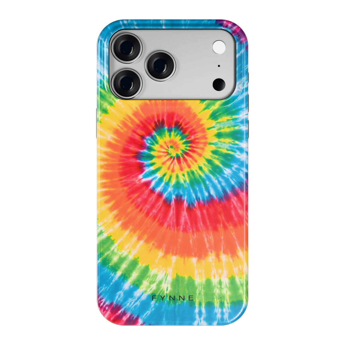 Regenboogspiraal hoesje voor iPhone 18 Pro Max, achterkant