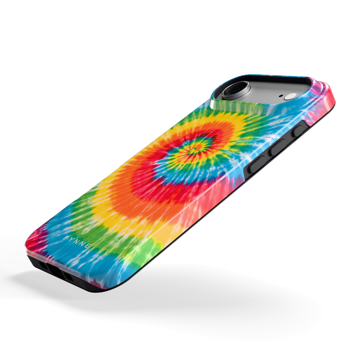 Regenboogspiraal hoesje voor iPhone Air, schuin