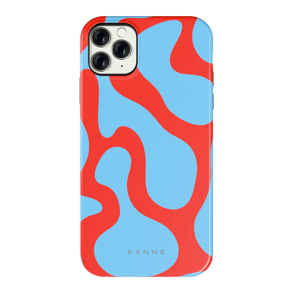 Rode Blobs hoesje voor iPhone 11 Pro Max, achterkant