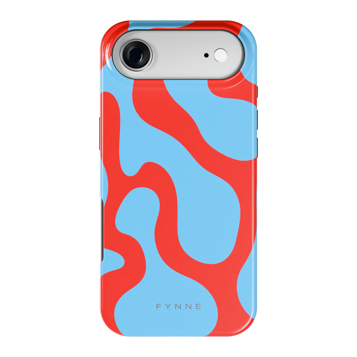 Rode Blobs hoesje voor iPhone Air, achterkant