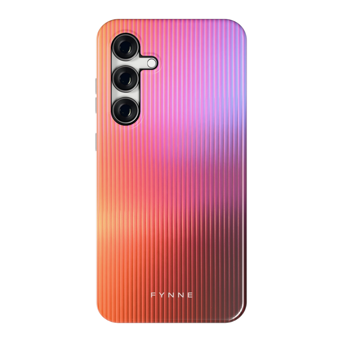 Geribbeld Gloed hoesje voor Galaxy S24 FE, achterkant