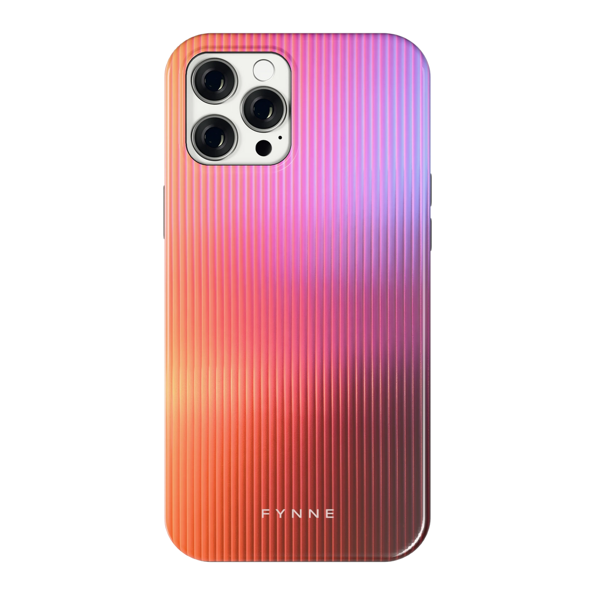 Geribbeld Gloed hoesje voor iPhone 12 Pro Max, achterkant
