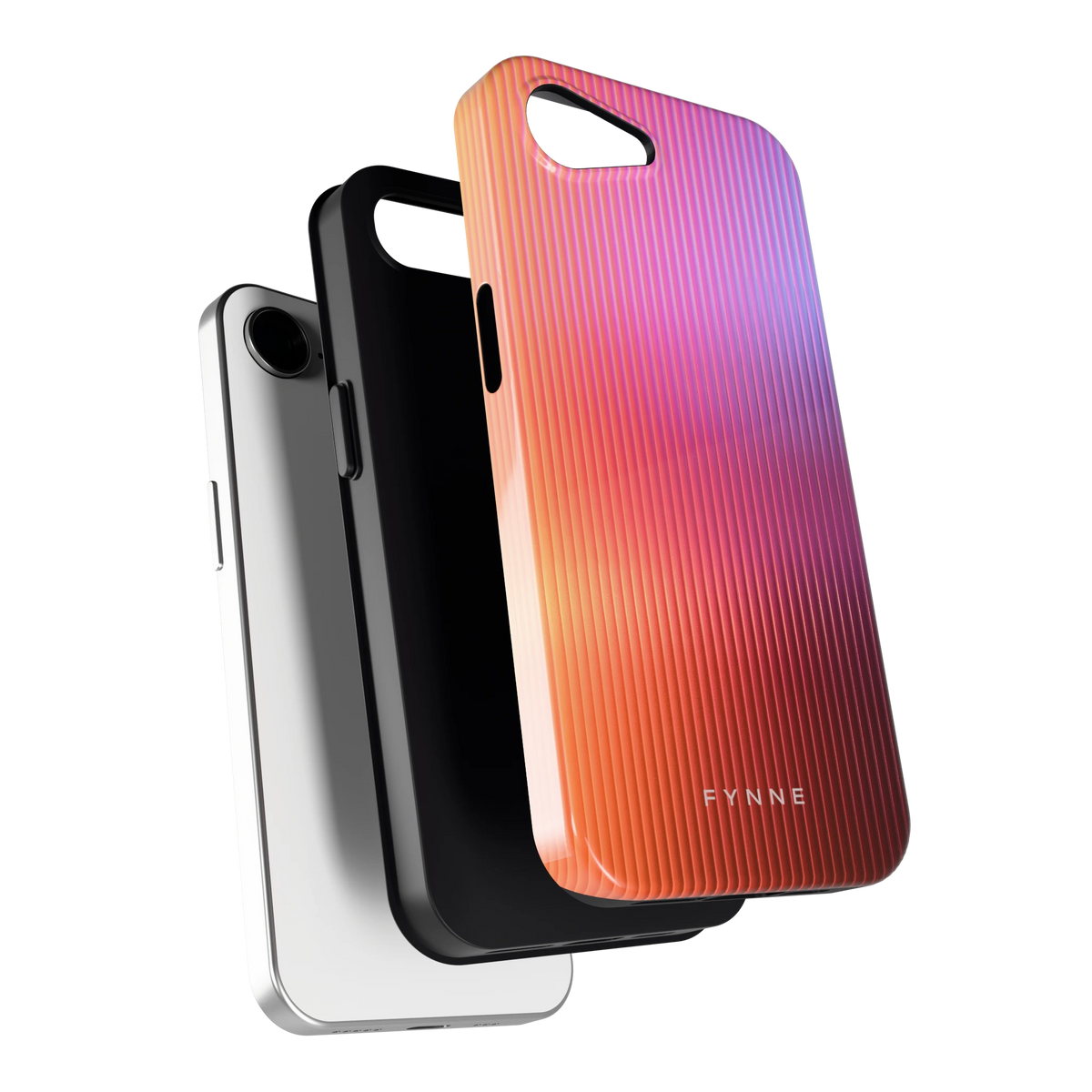 Geribbeld Gloed hoesje voor iPhone 16e, los van de telefoon