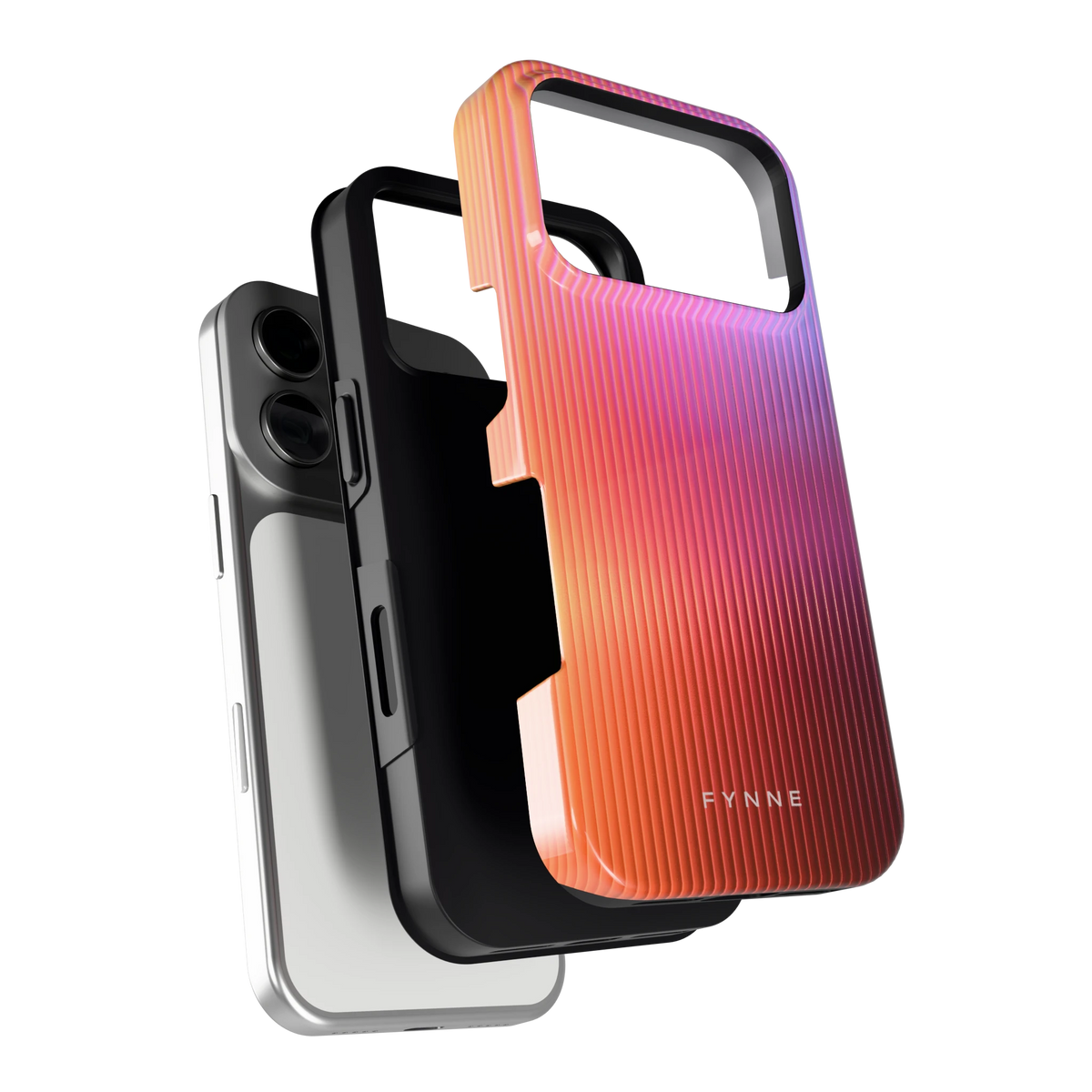 Geribbeld Gloed hoesje voor iPhone 17 Pro, los van de telefoon