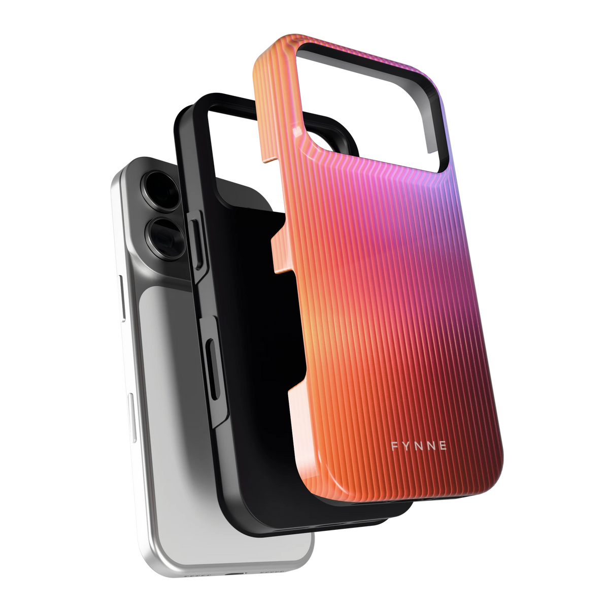 Geribbeld Gloed hoesje voor iPhone 18 Pro, los van de telefoon