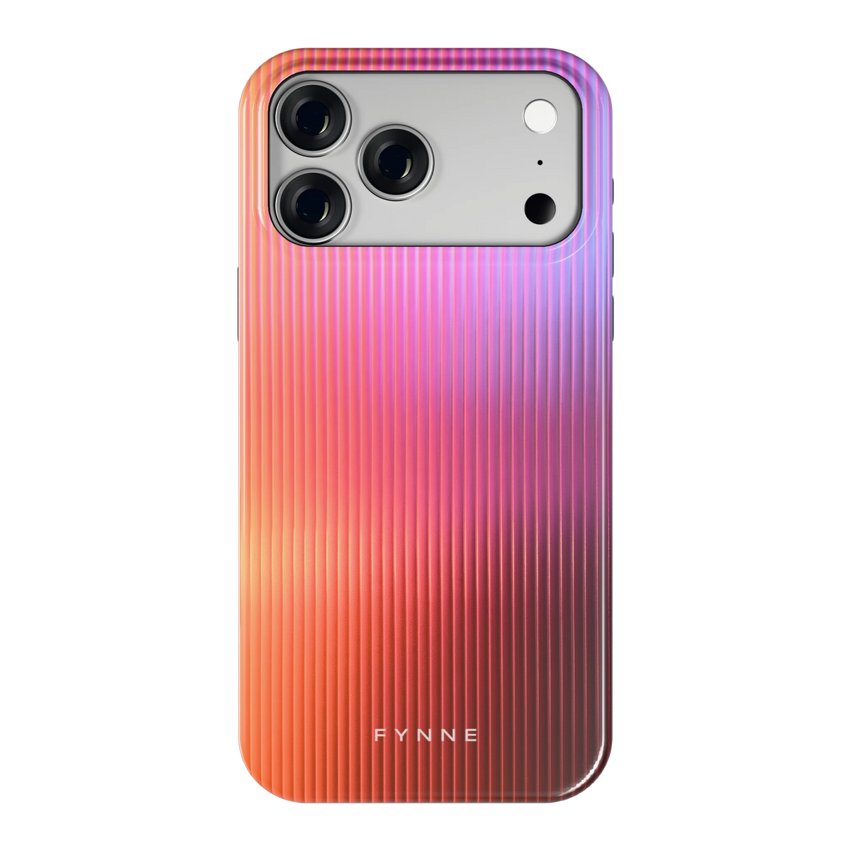 Geribbeld Gloed hoesje voor iPhone 18 Pro Max, achterkant