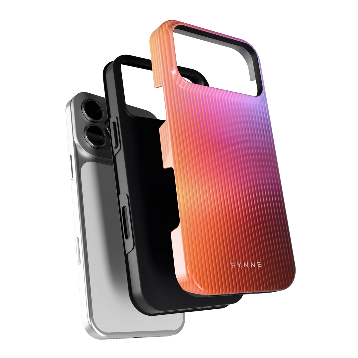 Geribbeld Gloed hoesje voor iPhone 18 Pro Max, los van de telefoon