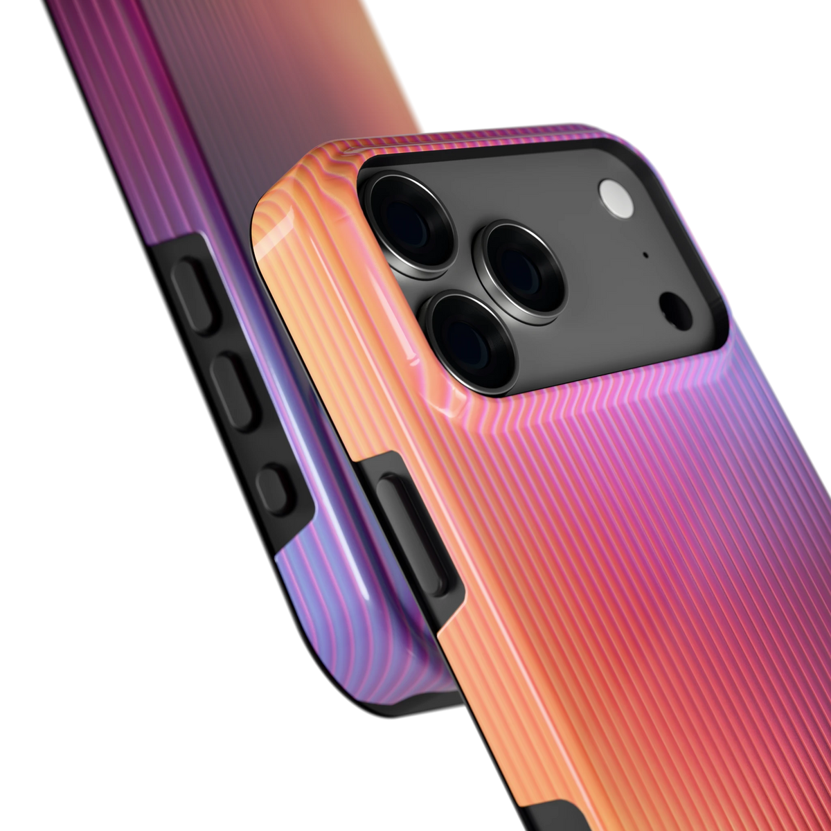 Geribbeld Gloed hoesje voor iPhone 18 Pro Max, close-up