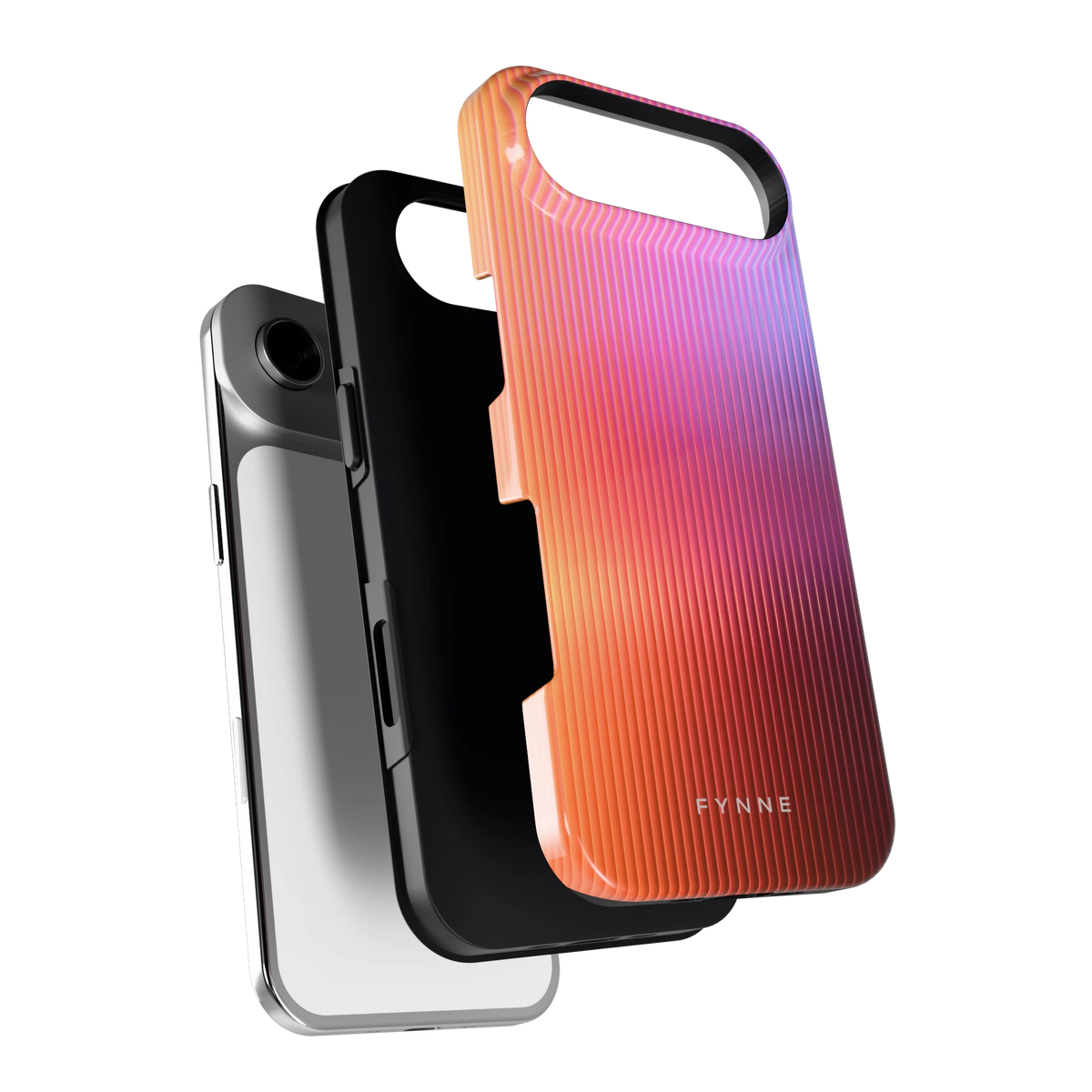 Geribbeld Gloed hoesje voor iPhone Air, los van de telefoon