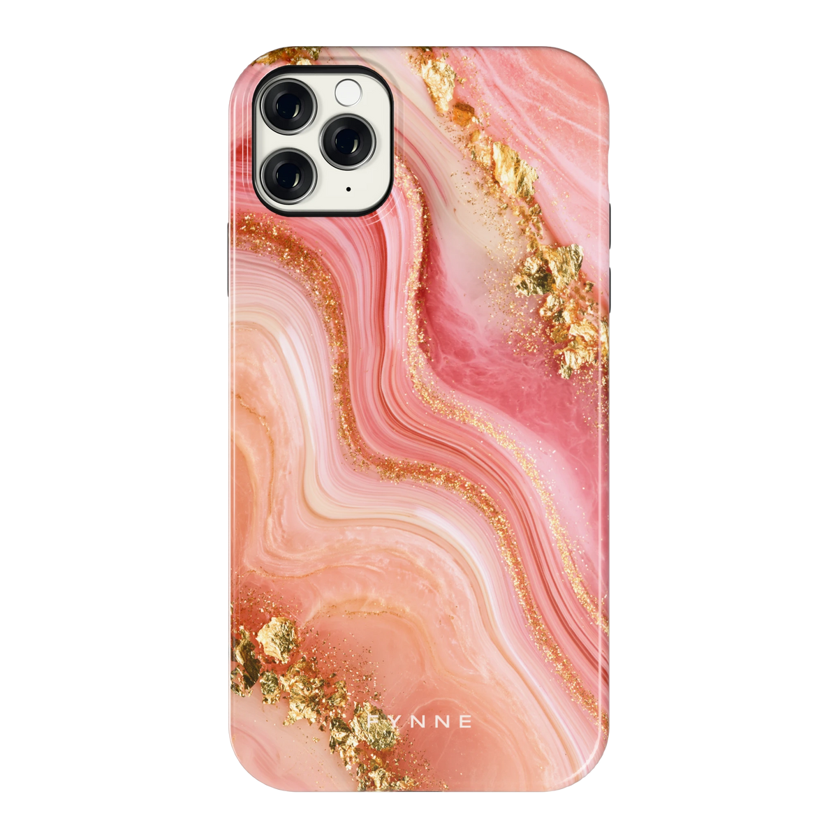 Roségouden Agaat hoesje voor iPhone 11 Pro Max, achterkant
