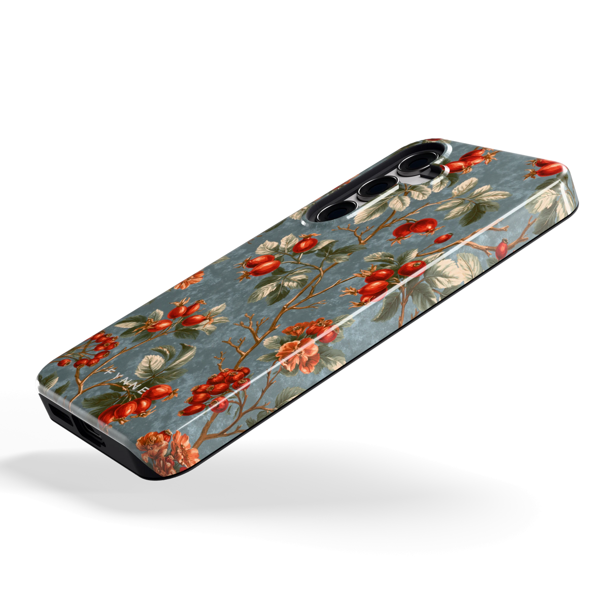 Rozenbottel Takken hoesje voor Galaxy S24, schuin