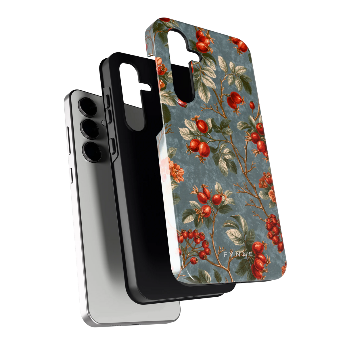 Rozenbottel Takken hoesje voor Galaxy S24 FE, los van de telefoon