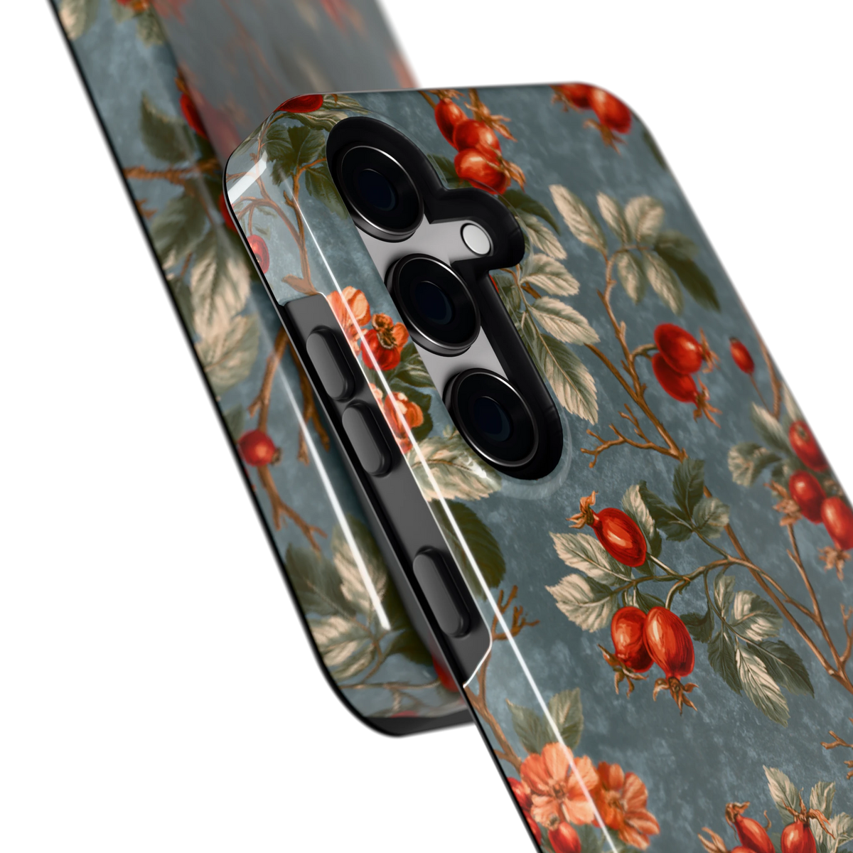 Rozenbottel Takken hoesje voor Galaxy S24, close-up