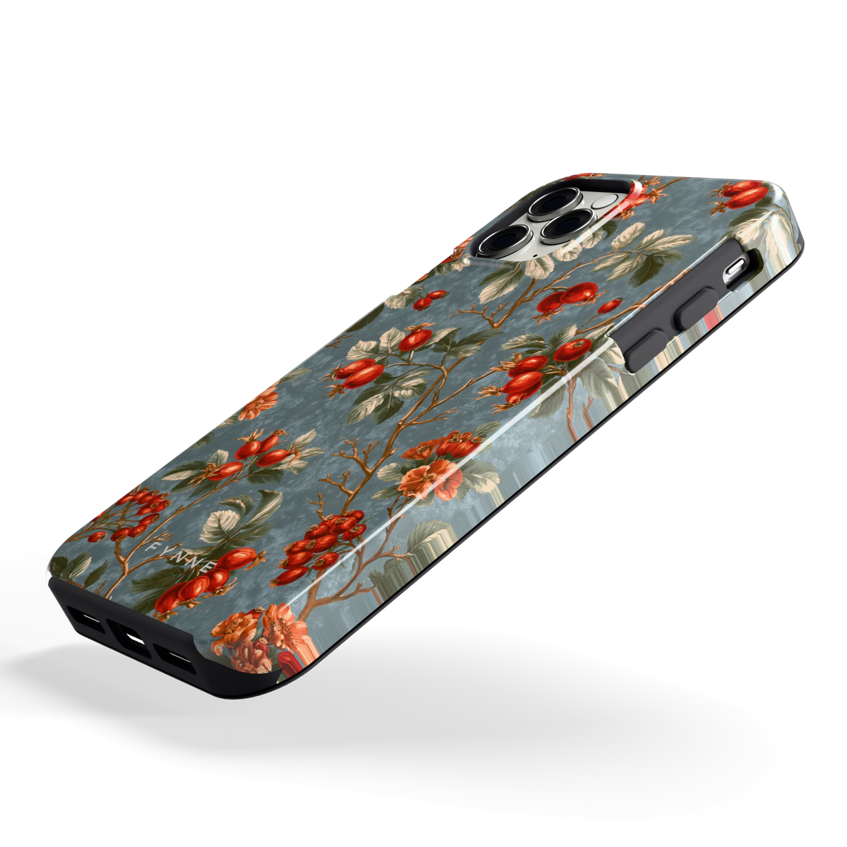 Rozenbottel Takken hoesje voor iPhone 11 Pro, schuin