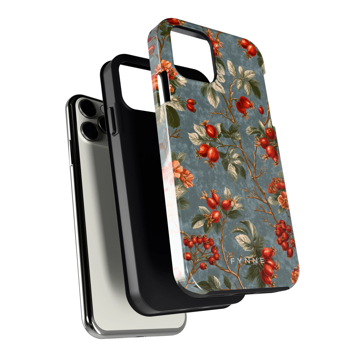Rozenbottel Takken hoesje voor iPhone 11 Pro, los van de telefoon