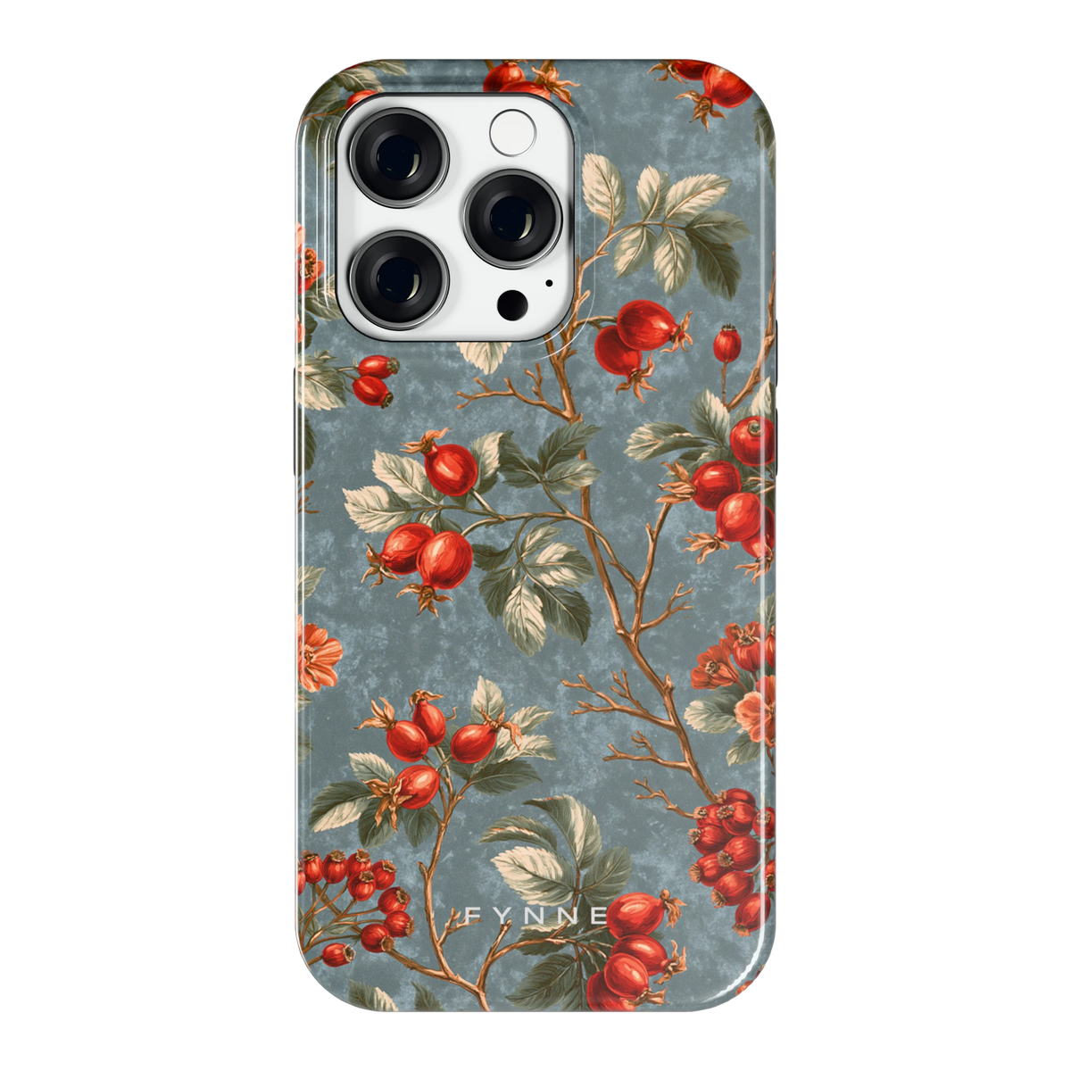 Rozenbottel Takken hoesje voor iPhone 14 Pro, achterkant