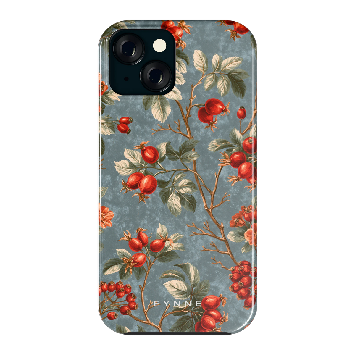 Rozenbottel Takken hoesje voor iPhone 15, achterkant