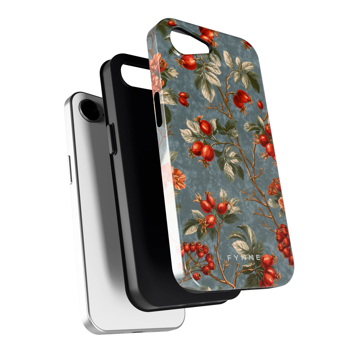 Rozenbottel Takken hoesje voor iPhone 16e, los van de telefoon