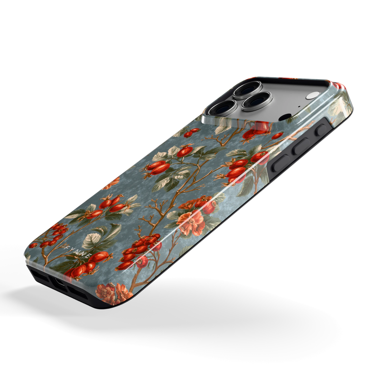 Rozenbottel Takken hoesje voor iPhone 18 Pro Max, schuin