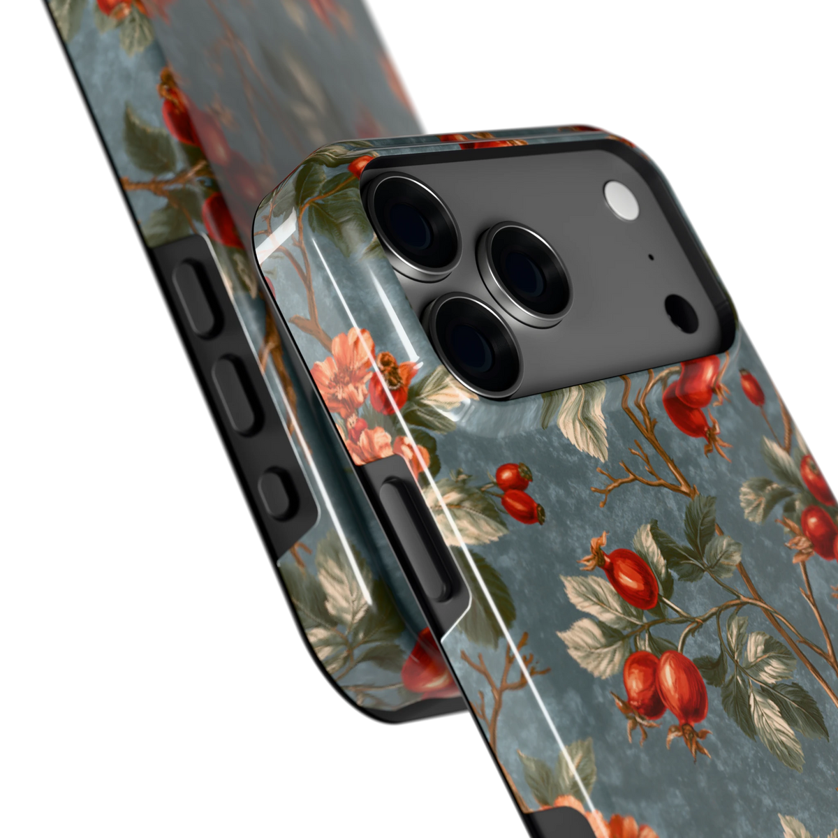 Rozenbottel Takken hoesje voor iPhone 18 Pro Max, close-up