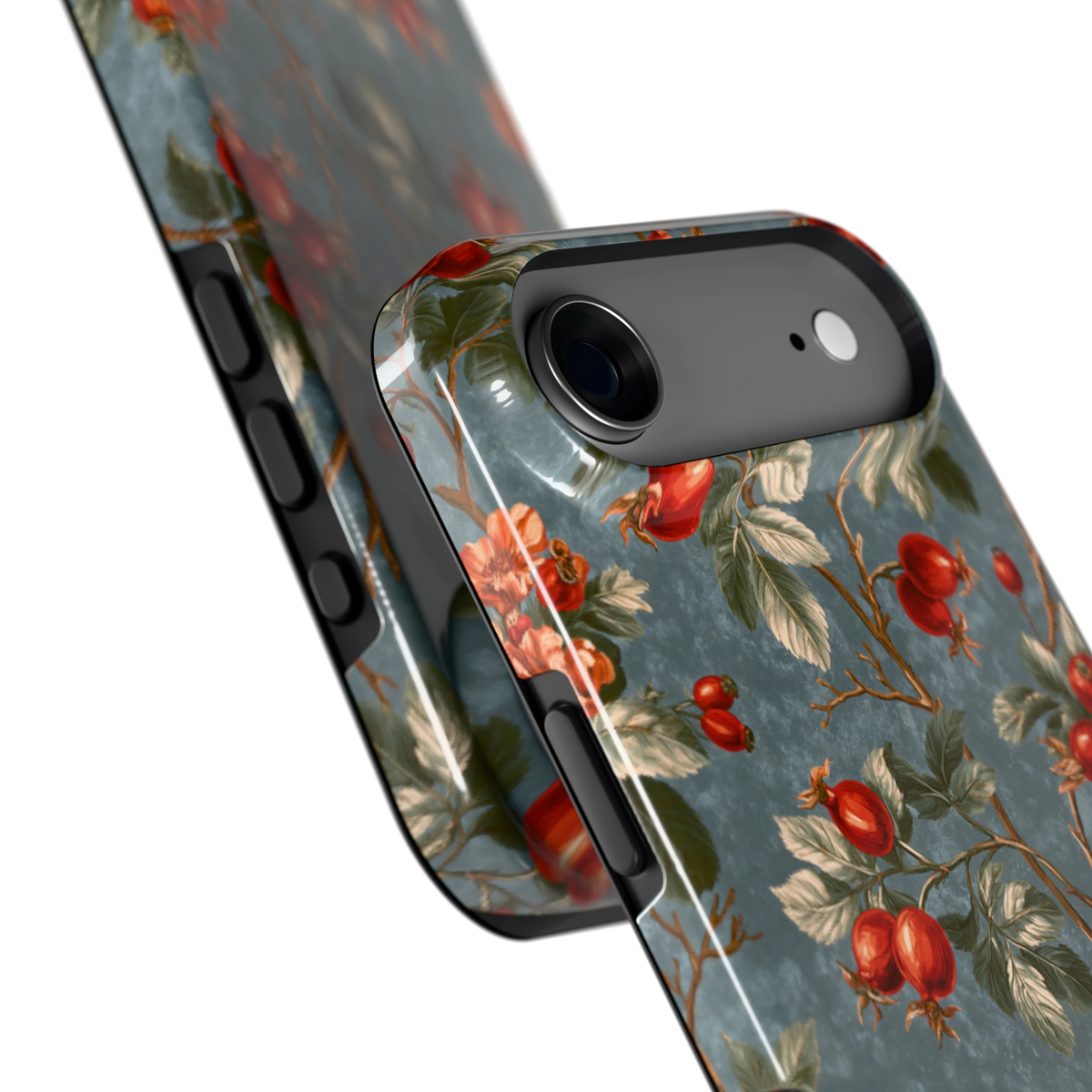 Rozenbottel Takken hoesje voor iPhone Air, close-up