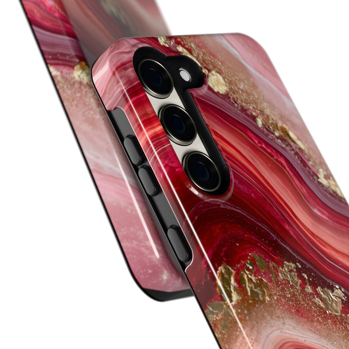 Robijn Agaat hoesje voor Galaxy S23, close-up