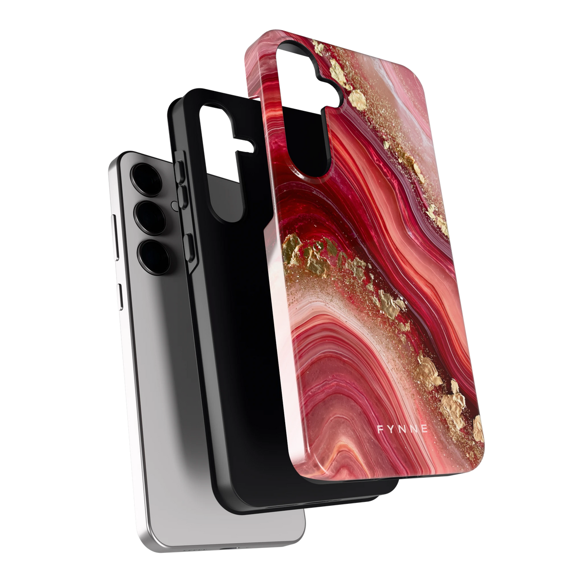 Robijn Agaat hoesje voor Galaxy S24+, los van de telefoon