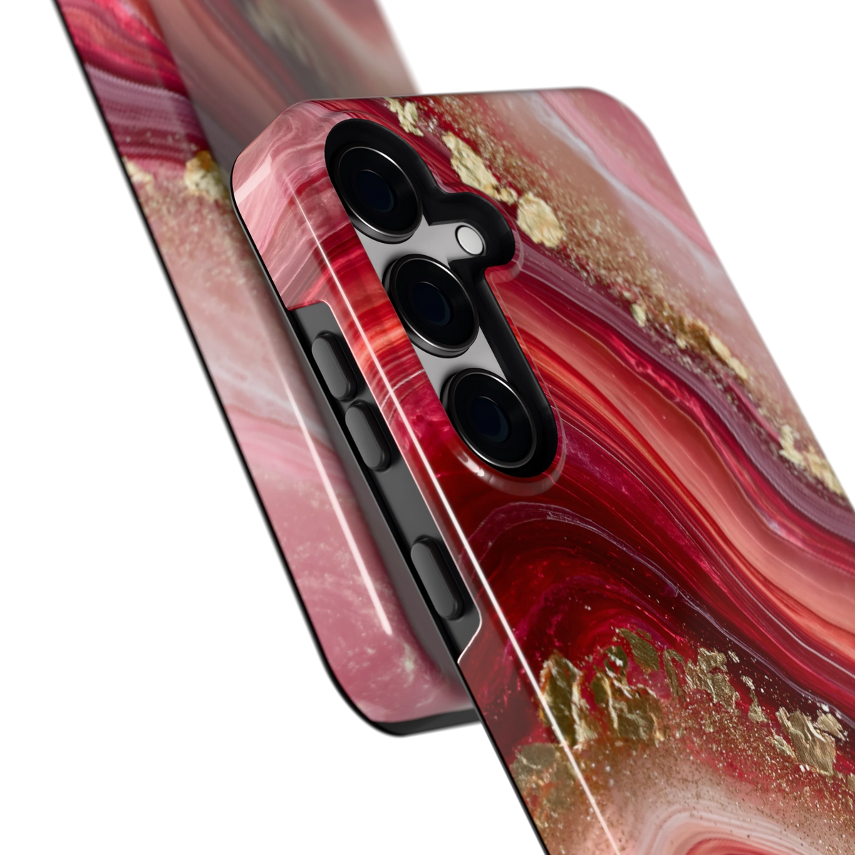 Robijn Agaat hoesje voor Galaxy S24+, close-up
