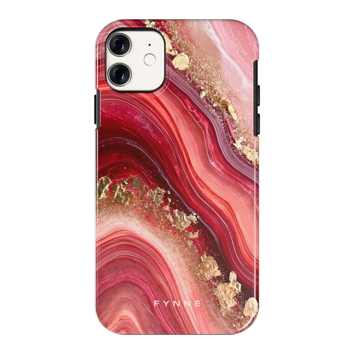 Robijn Agaat hoesje voor iPhone 11, achterkant