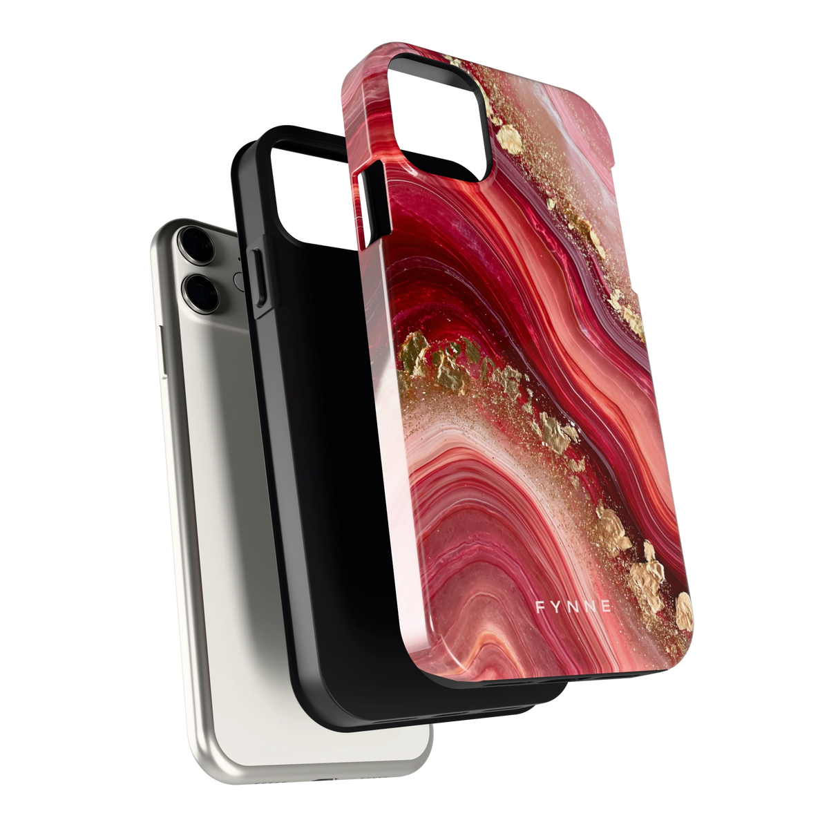 Robijn Agaat hoesje voor iPhone 11, los van de telefoon