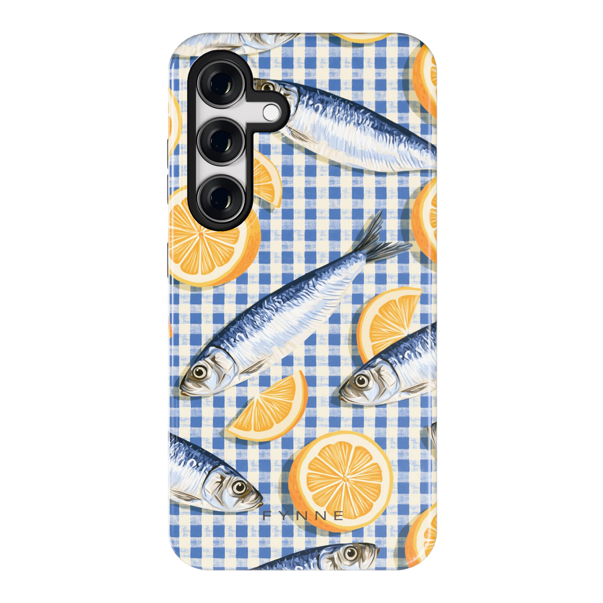 Sardines en Citroen hoesje voor Galaxy S24, achterkant