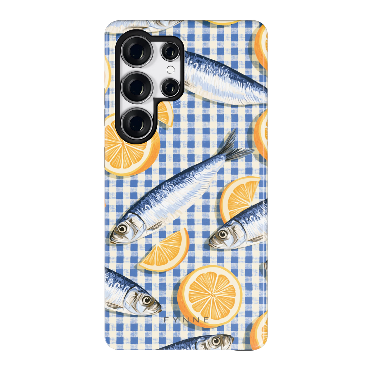 Sardines en Citroen hoesje voor Galaxy S25 Ultra, achterkant